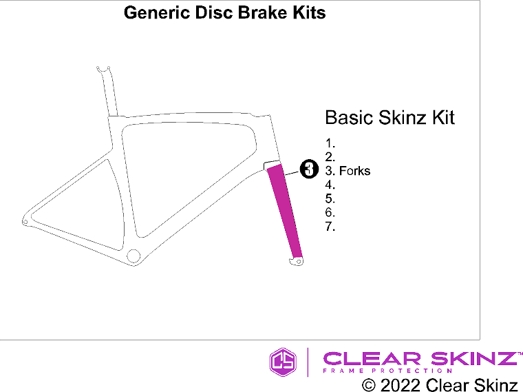 Fork Skinz Kit Road | Gravel Bikes